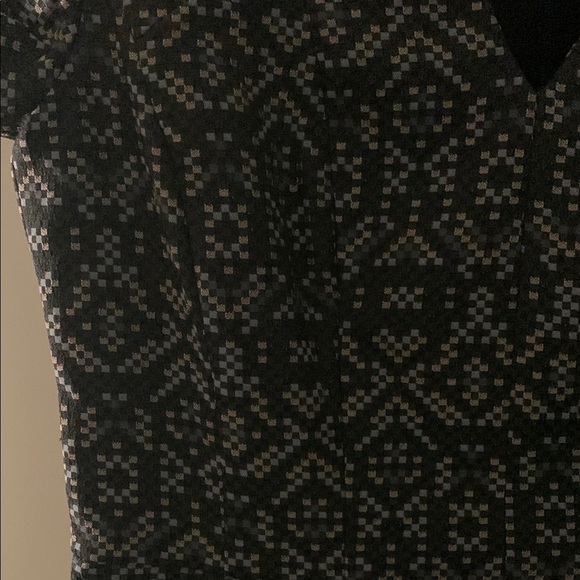 BNWOT Elegant Black and Gray Patterned Dress By Nanette Lepore - Picture 2 of 14